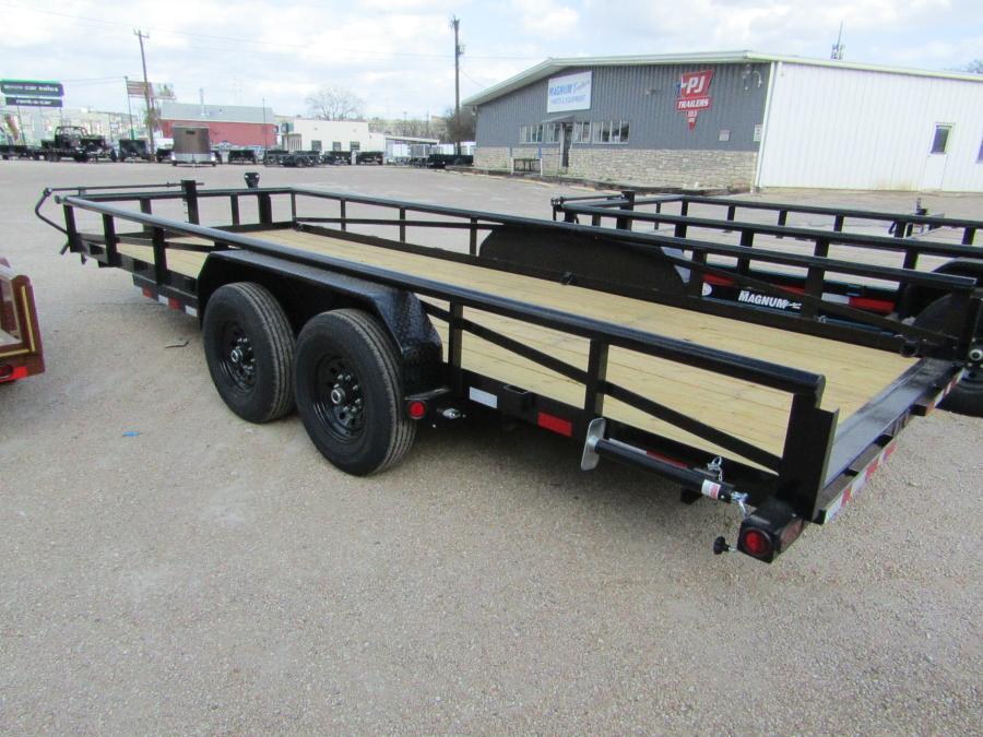 PJ TRAILERS P8J1 PJ 18X83,ANGLE PIPETOP TRAILER Image 1