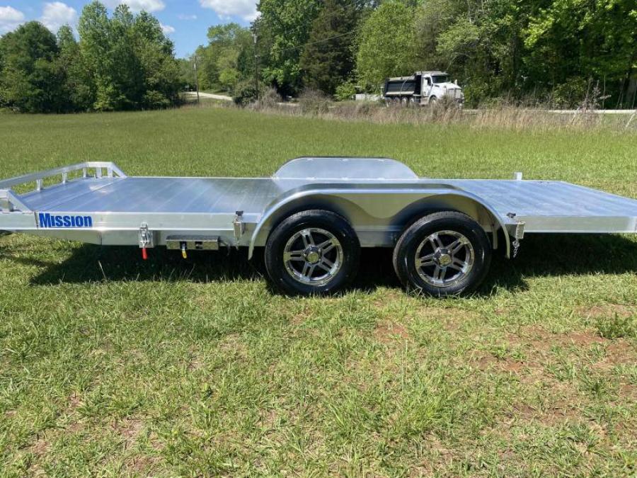 MOCH 8X20 TILTING OPEN CAR HAULER TRAILER BY MISSION Image 0