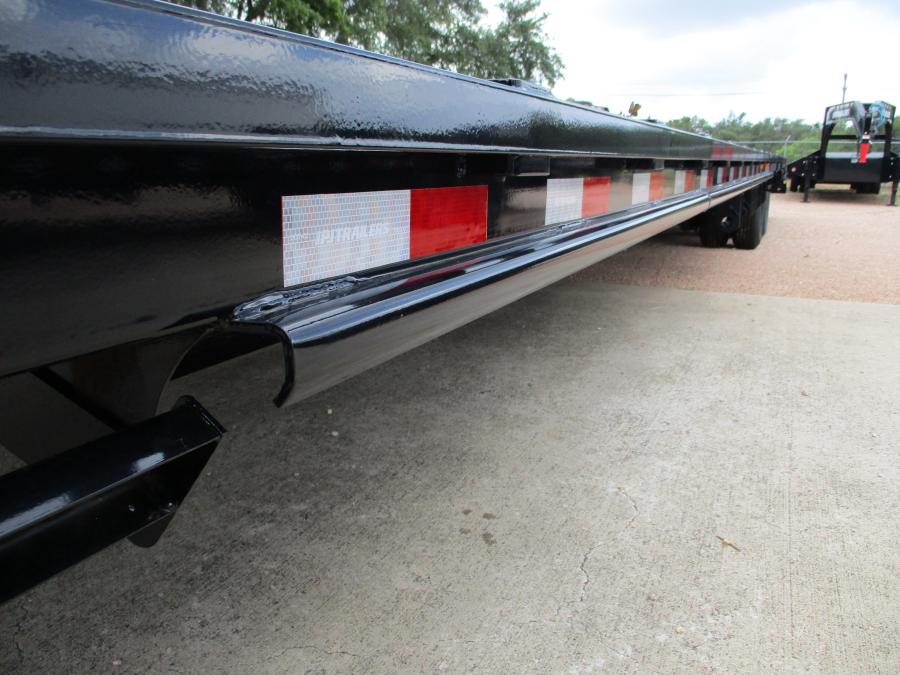 PJ LD, Gooseneck, 40' x 108", 25k, Dovetail, Ratchets w/ Slide Track Image 4
