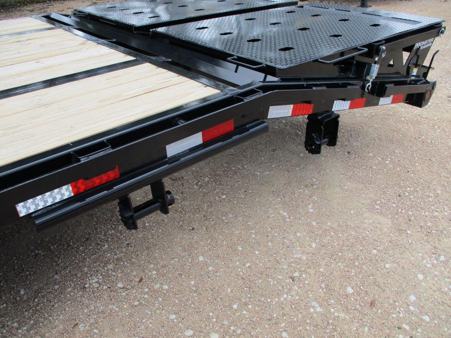 PJ LD, Gooseneck, 40' x 108", 25k, Dovetail, Ratchets w/ Slide Track Image 8