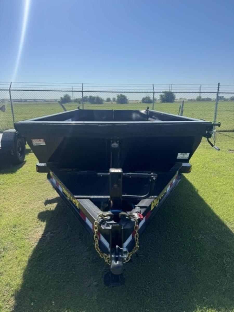 Big Tex 16TD 17.6K HD TELESCOPIC DUMP 83"X1 6SIR, BLACK Image 0