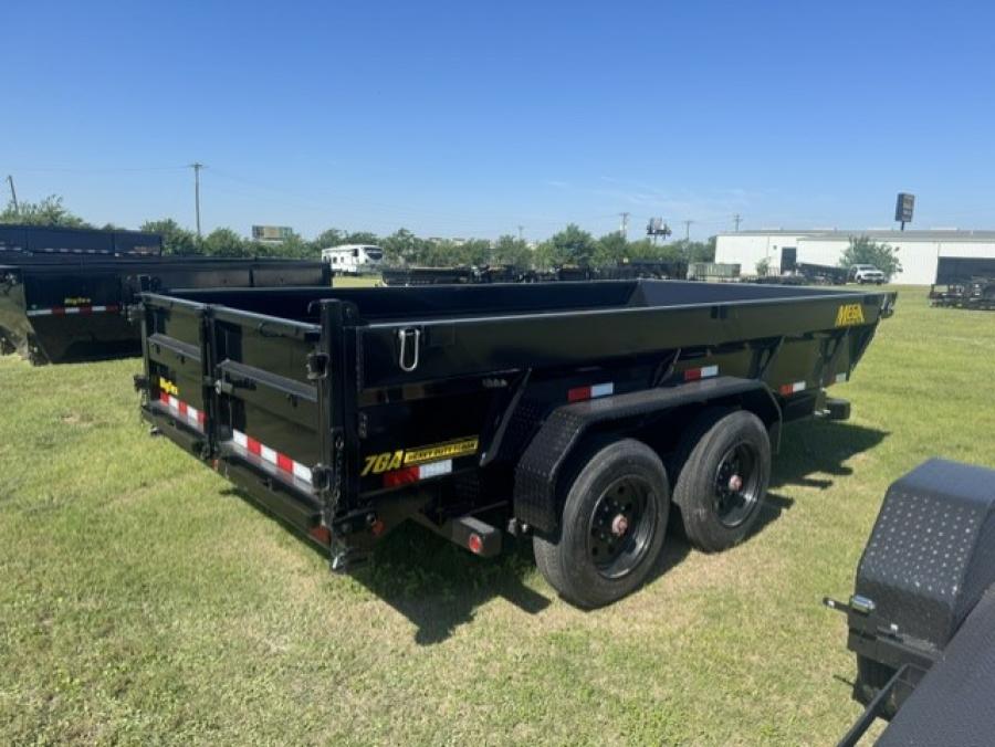 Big Tex 16TD 17.6K HD TELESCOPIC DUMP 83"X1 6SIR, BLACK Image 1