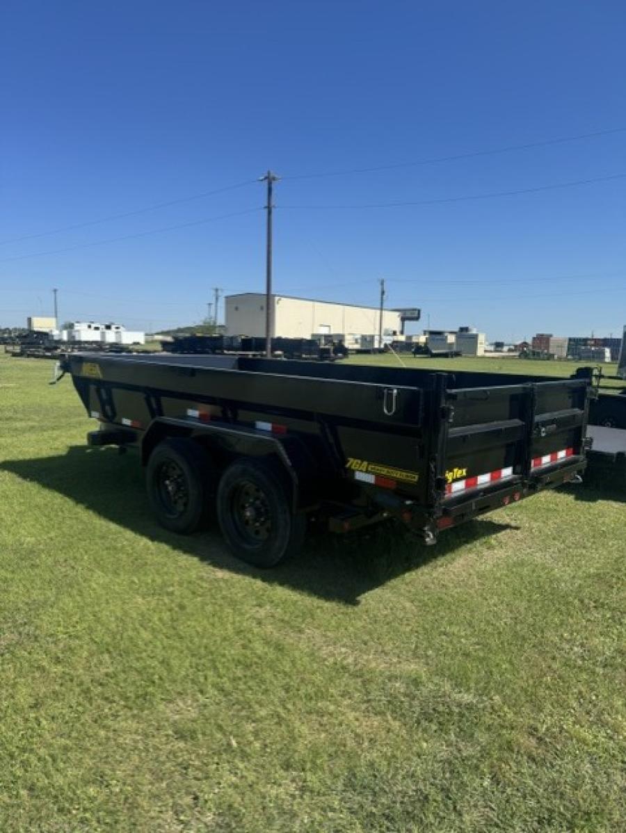 Big Tex 16TD 17.6K HD TELESCOPIC DUMP 83"X1 6SIR, BLACK Image 2