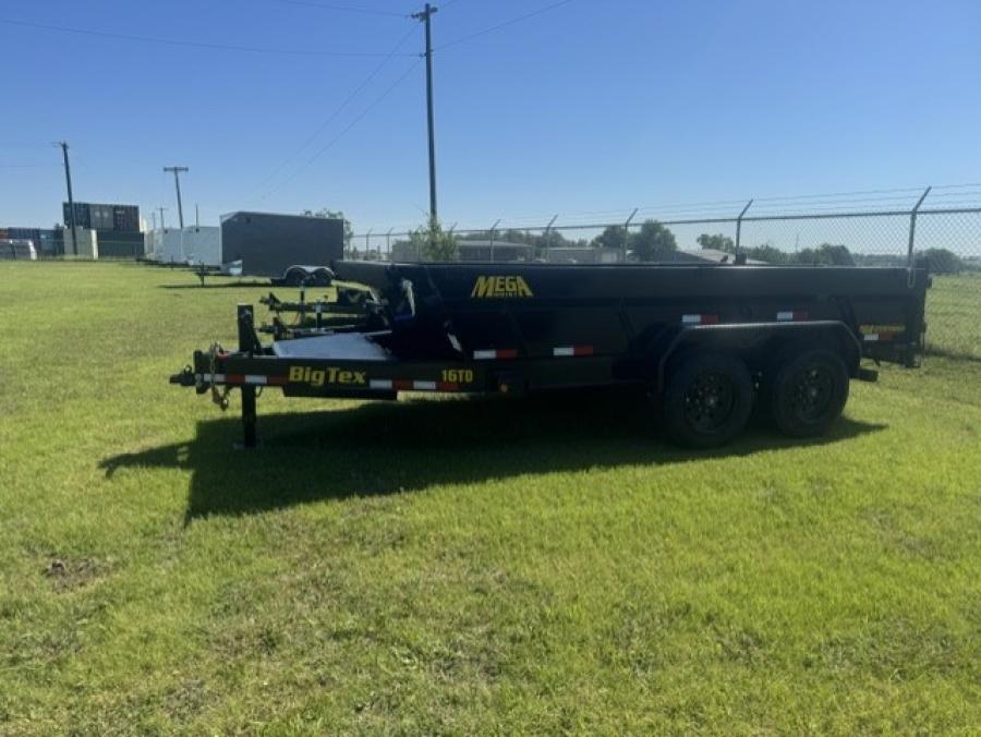 Big Tex 16TD 17.6K HD TELESCOPIC DUMP 83"X1 6SIR, BLACK Image 3