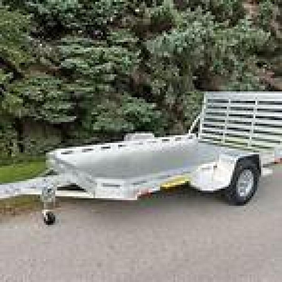 Aluma 7814 ALUMA 78X14 SA TRAILER, STRAIGHT TAILGATE Image 0
