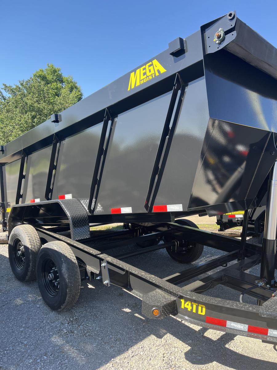 Big Tex 14TD, Dump, 83" x 14', 15.4k, 4' Sides Image 6