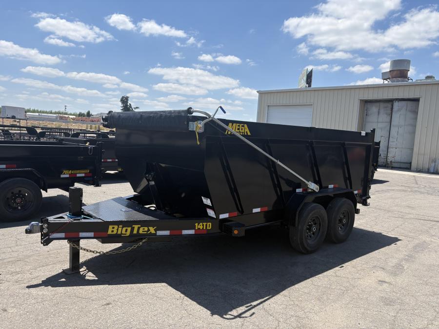 Big Tex 14TD 15.4K HD TELESCOPIC DUMP 83"X1 4SIDES, 6SIR, X-SERIES PKG,BK Image 0
