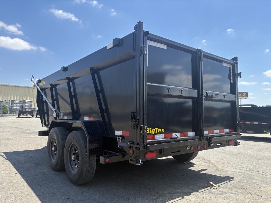Big Tex 14TD 15.4K HD TELESCOPIC DUMP 83"X1 4SIDES, 6SIR, X-SERIES PKG,BK Image 1