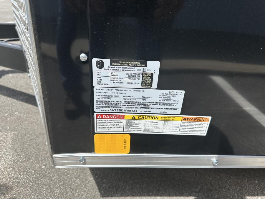 RWT6 6X12 TA RC ENCLOSED RAMP DOOR Image 2