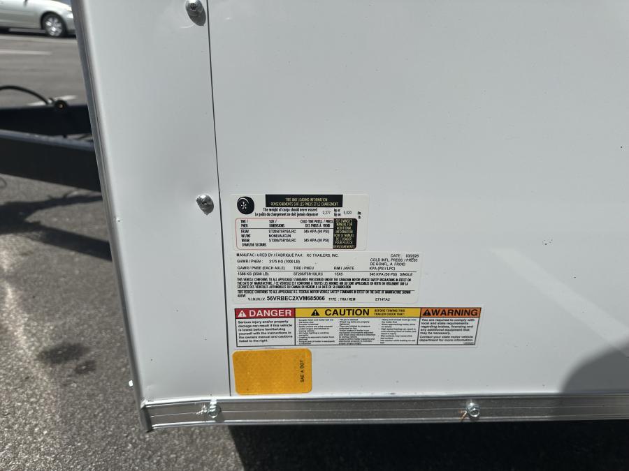 RWT7 7X14 TA RC ENCLOSED RAMP DOOR Image 4
