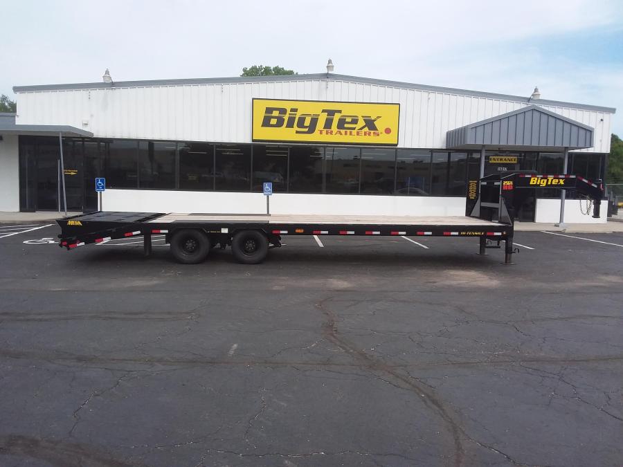 Big Tex 22GN, Gooseneck, 102" x 30', 23.9K, Dovetail, Mega Ramps Image 2