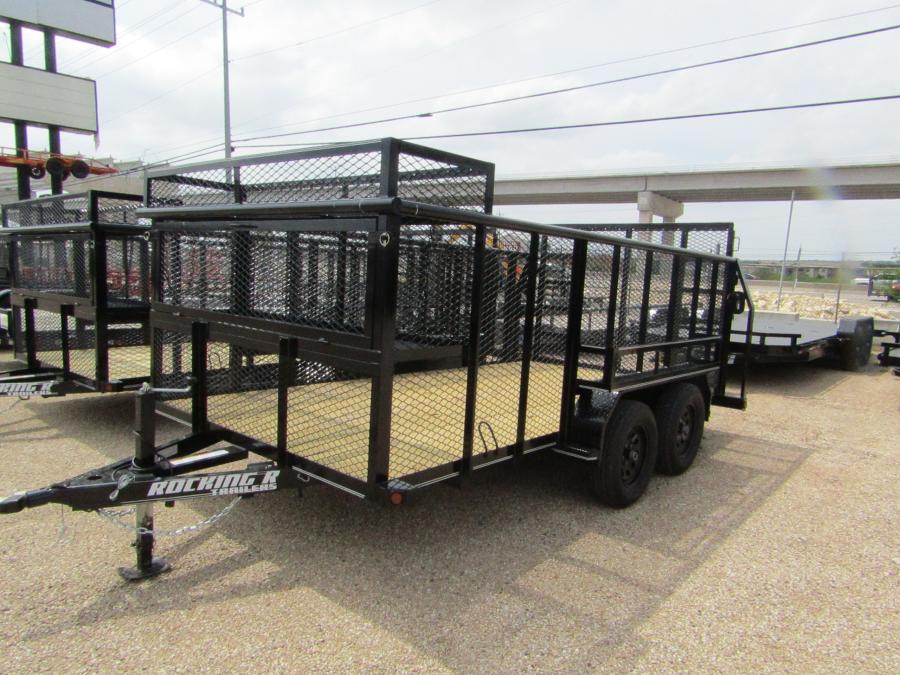 83X1 83"x14 LANDSCAPE TRAILER W/ 5 ROCKING R Image 2