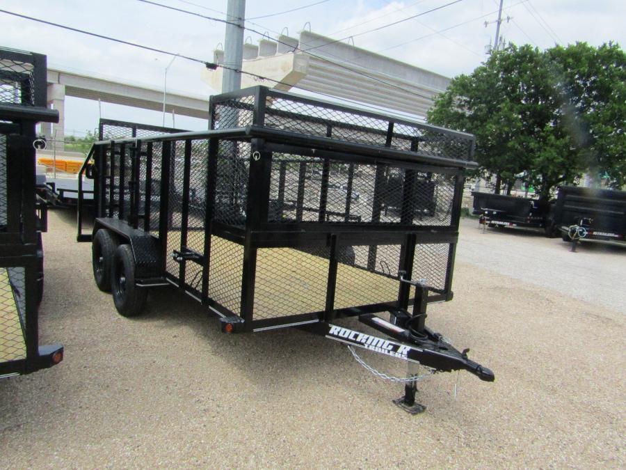 83X1 83"x14 LANDSCAPE TRAILER W/ 5 ROCKING R Image 3