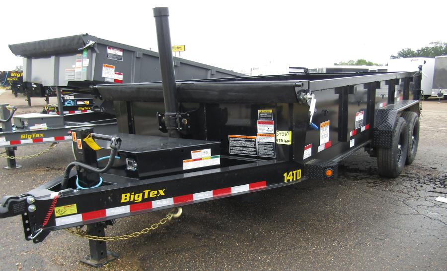 Big Tex 14TD 15.4K HD TELESCOPIC DUMP 83"X1 6SIR, BLACK Image 4