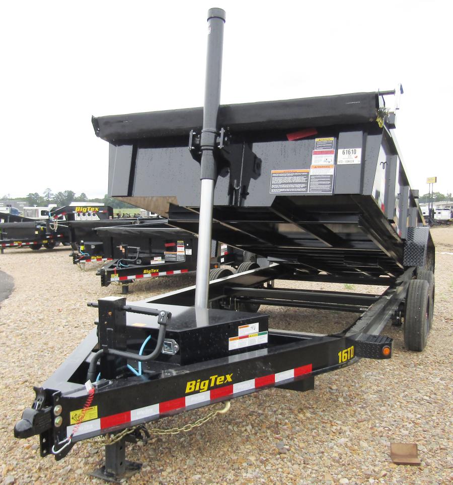 Big Tex 16TD 17.6K HD TELESCOPIC DUMP 83"X1 6SIR, BLACK Image 1