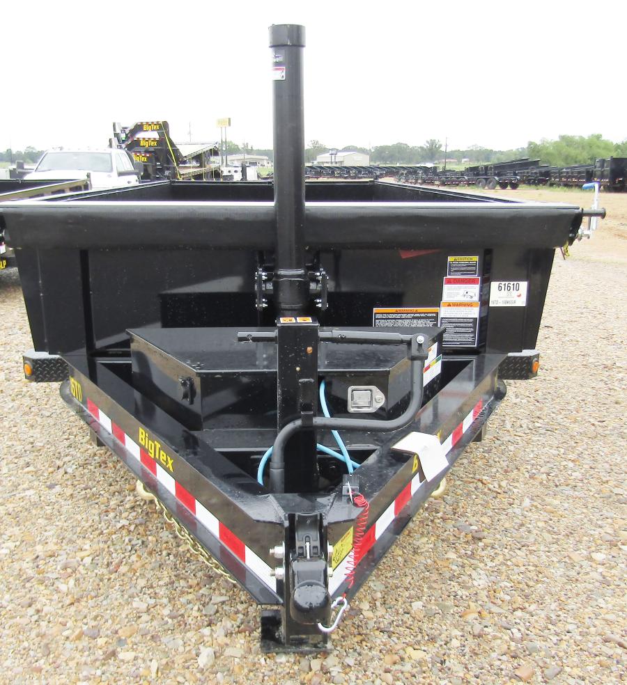 Big Tex 16TD 17.6K HD TELESCOPIC DUMP 83"X1 4 SIDES, 6SIR, BLACK Image 4