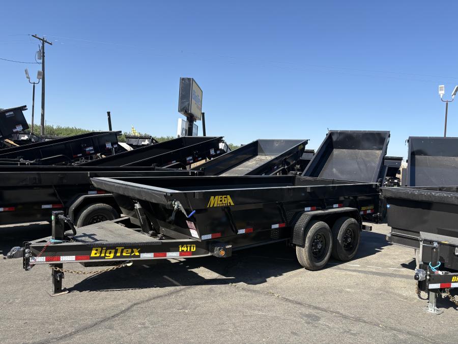 Big Tex 14TD 15.4K HD TELESCOPIC DUMP 83"X1 6SIR, BLACK Image 0