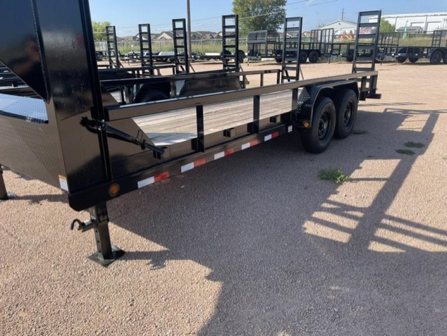 PJ TRAILERS P8S2 PJ 20X82, GN EB2, SM, TILT, 6D BLACK, FUR Image 2