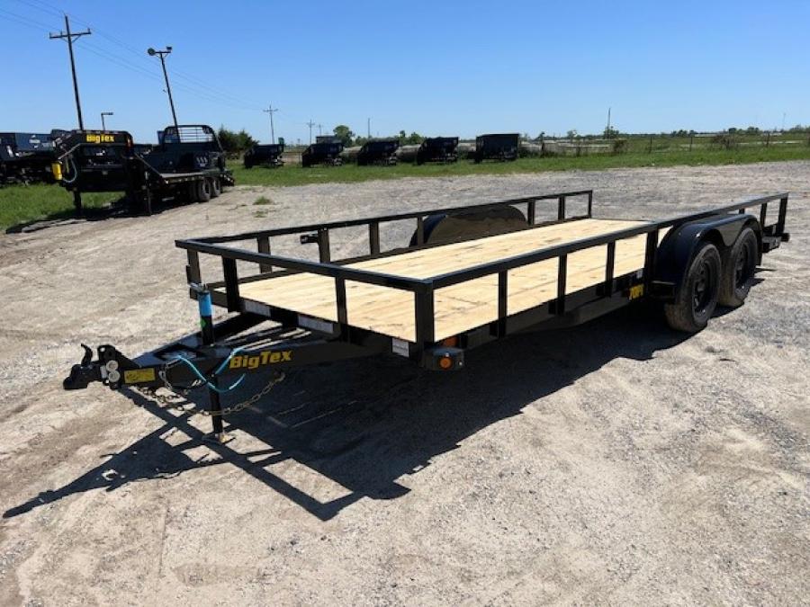 Big Tex 70PI 7K TAND SQ TU UTL 83"X18 4SIR, BLK Image 0