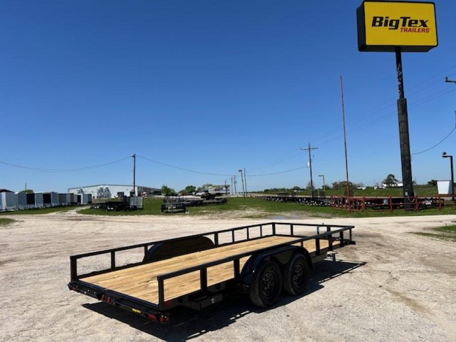 Big Tex 70PI 7K TAND SQ TU UTL 83"X18 4SIR, BLK Image 1