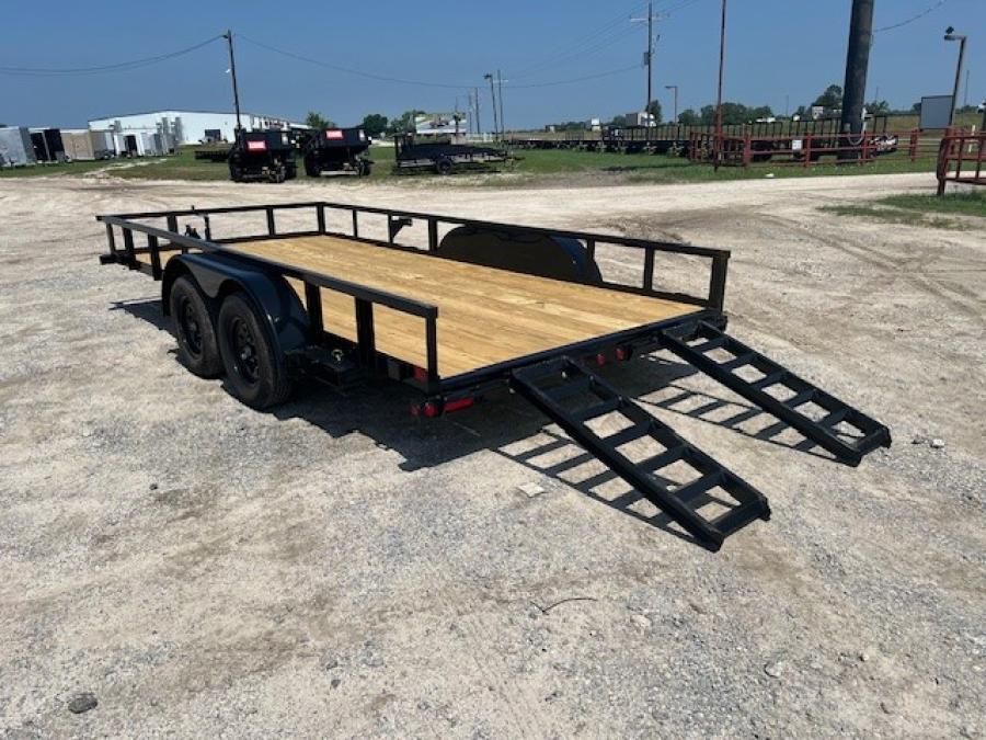 Big Tex 70PI 7K TAND SQ TU UTL 83"X18 4SIR, BLK Image 3