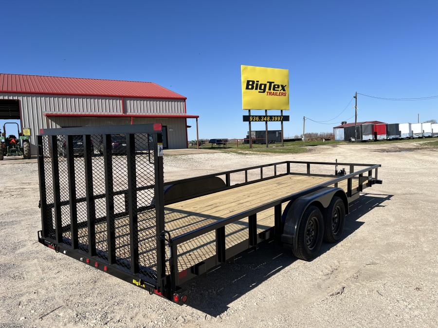Big Tex 70PI 7K TAND SQ TU UTL 83″X20 BLK Image 2