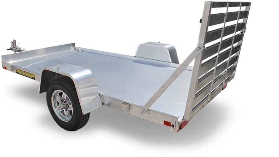 Aluma 6310 ALUMA 63X10 SA TRAILER, STRAIGHT TAILGATE Image 1