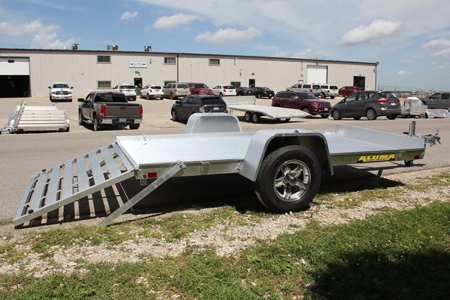 Aluma 6310 ALUMA 63X10 SA TRAILER, STRAIGHT TAILGATE Image 1