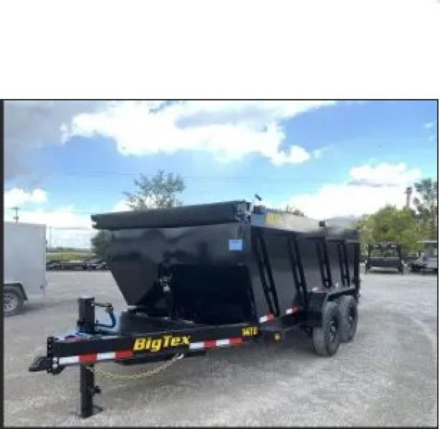 Big Tex 14TD 15.4K HD TELESCOPIC DUMP 83"X1 4 SIDES, 6SIR, BLACK Image 0