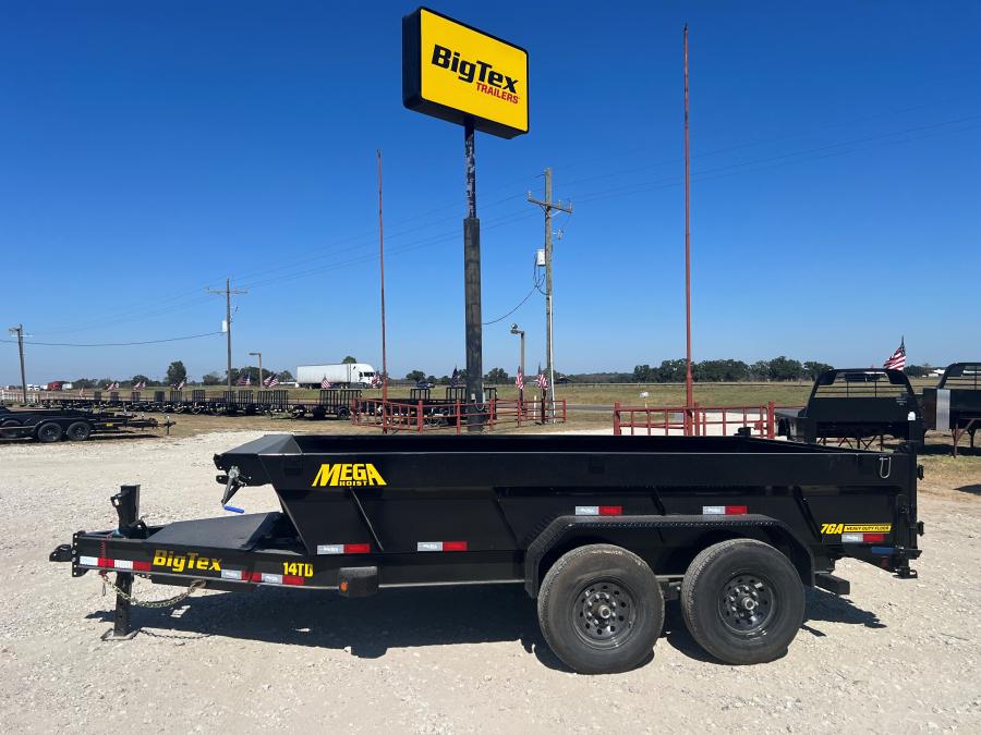 Big Tex 14TD 15.4K HD TELESCOPIC DUMP 83"X1 6SIR, BLACK Image 0
