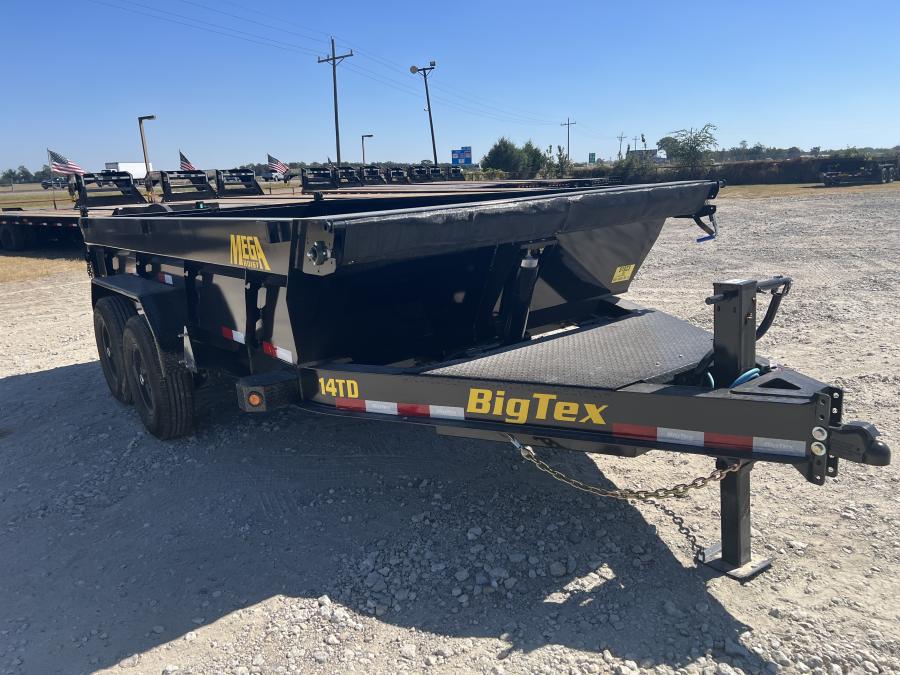 Big Tex 14TD 15.4K HD TELESCOPIC DUMP 83"X1 6SIR, BLACK Image 1