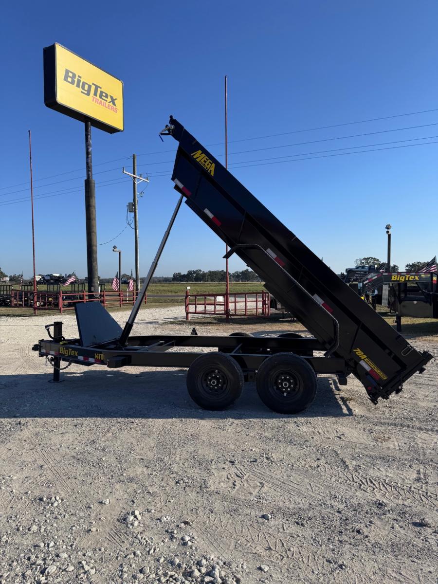 Big Tex 14TD 15.4K HD TELESCOPIC DUMP 83"X1 6SIR, BLACK Image 7