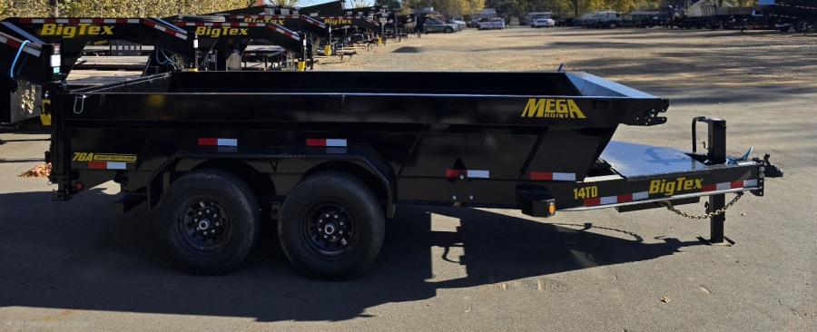 Big Tex 16TD 17.6K HD TELESCOPIC DUMP 83"X1 6SIR, BLACK Image 5