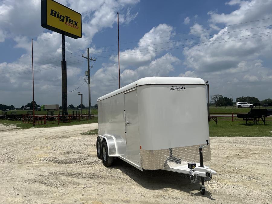 16 X 6 X 6.6 BUMPER PULL STEEL CARGO TRAILER BY DELTA MFG Image 0