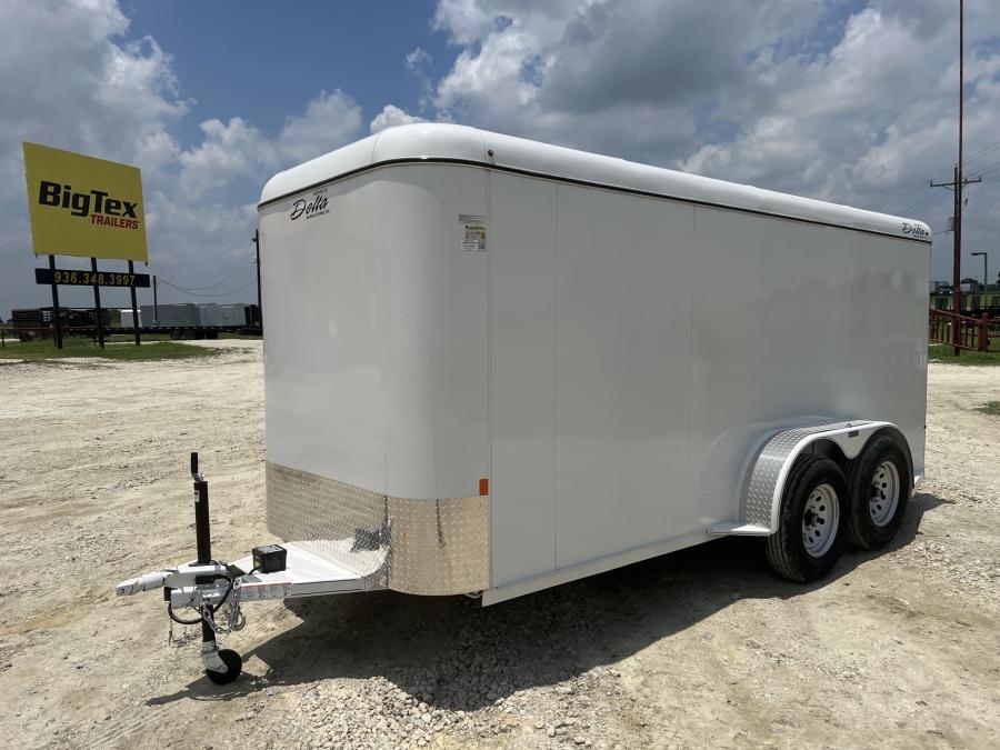 16 X 6 X 6.6 BUMPER PULL STEEL CARGO TRAILER BY DELTA MFG Image 1
