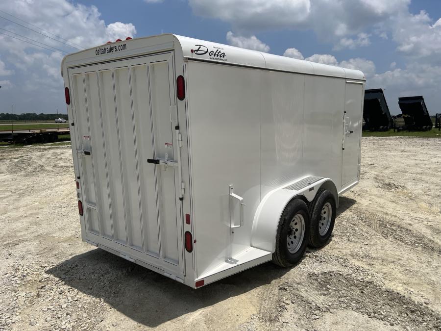 16 X 6 X 6.6 BUMPER PULL STEEL CARGO TRAILER BY DELTA MFG Image 2