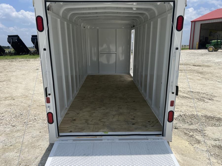 16 X 6 X 6.6 BUMPER PULL STEEL CARGO TRAILER BY DELTA MFG Image 4