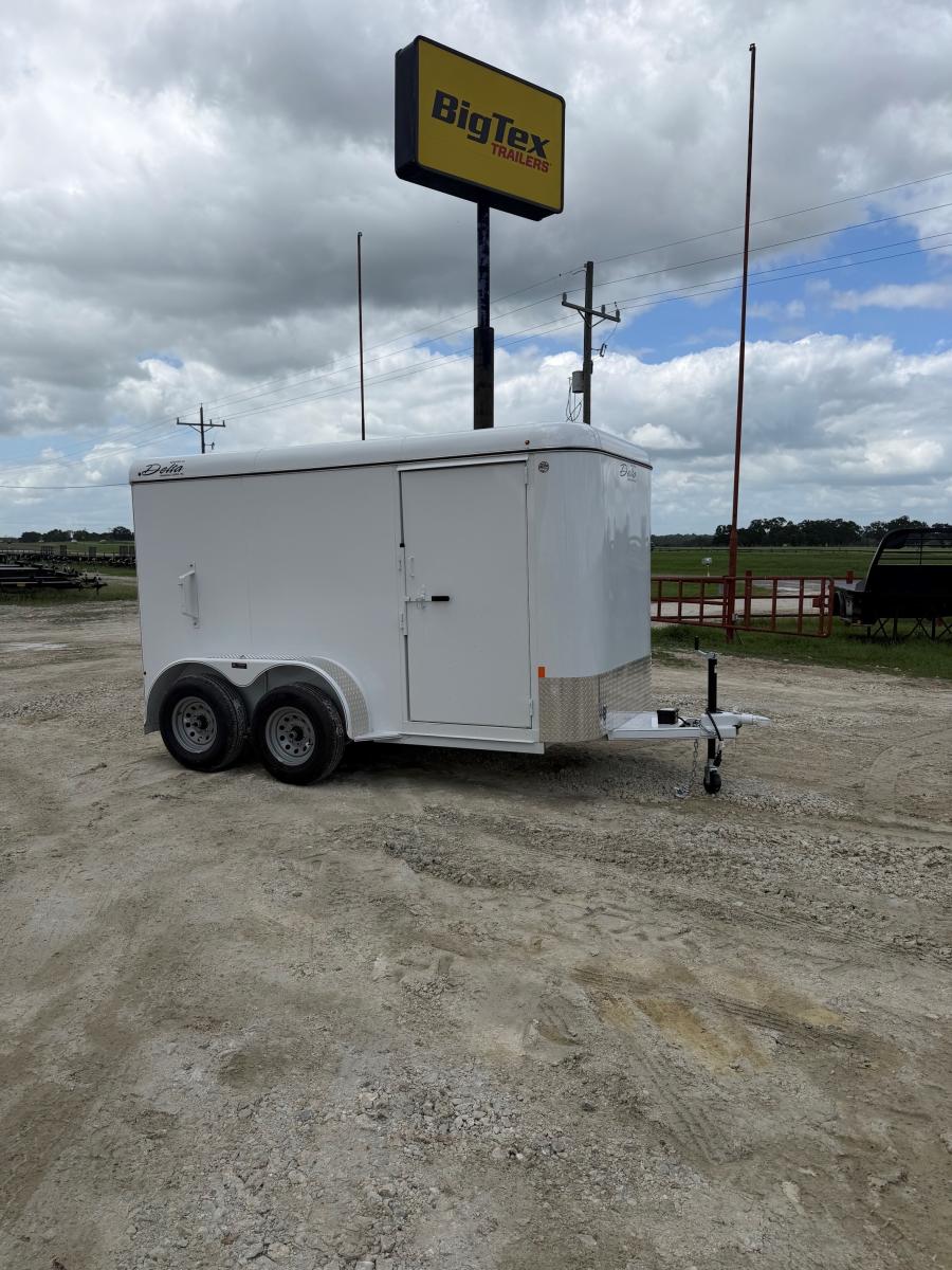 12 X 6 X 6.6 BUMPER PULL STEEL CARGO TRAILER BY DELTA MFG Image 0