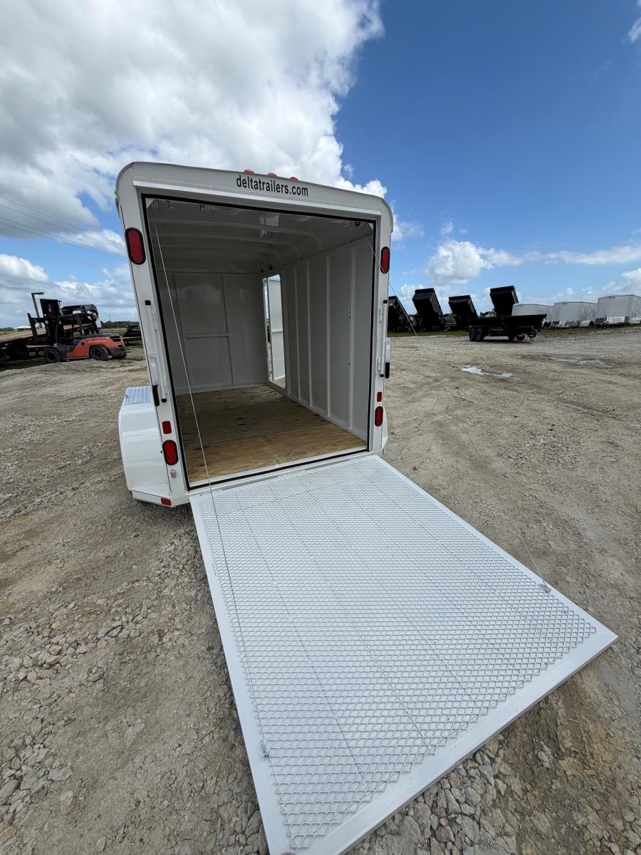 12 X 6 X 6.6 BUMPER PULL STEEL CARGO TRAILER BY DELTA MFG Image 6