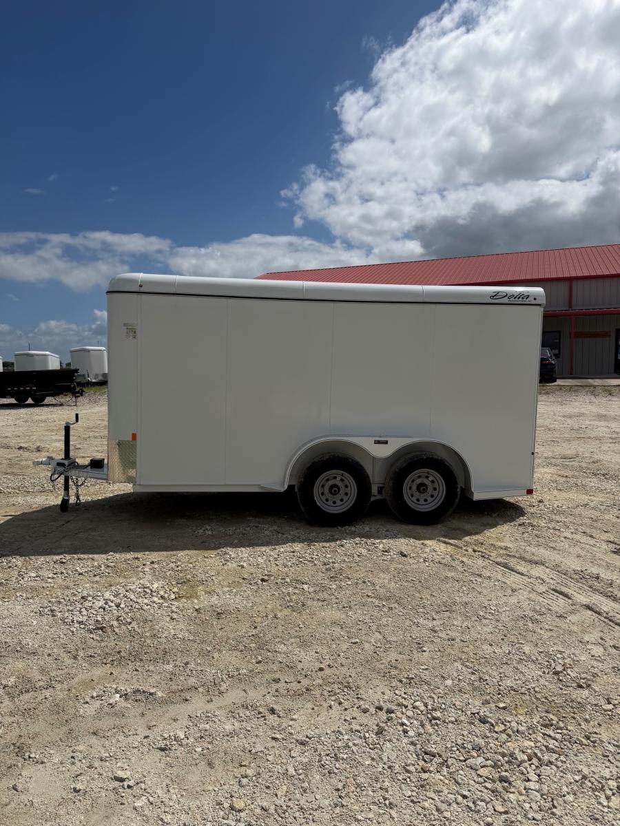 14 x 6 x 6.6 BUMPER PULL STEEL CARGO TRAILER BY DELTA MFG Image 3