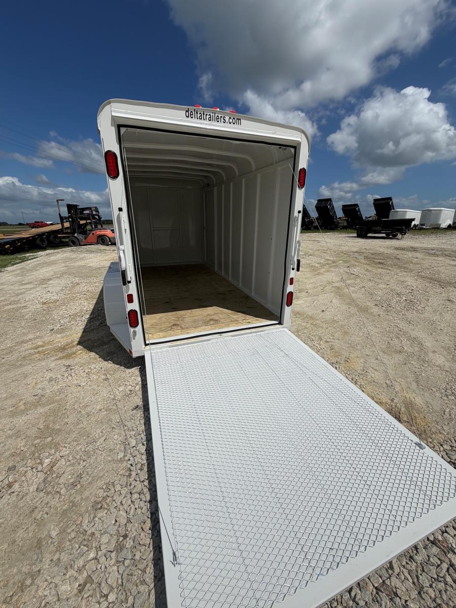 14 x 6 x 6.6 BUMPER PULL STEEL CARGO TRAILER BY DELTA MFG Image 6