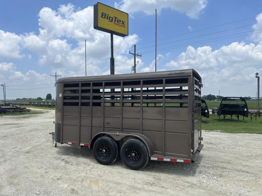 16 X 6.8 X 7 - LIVESTOCK TRAILER BY DELTA MFG Image 0