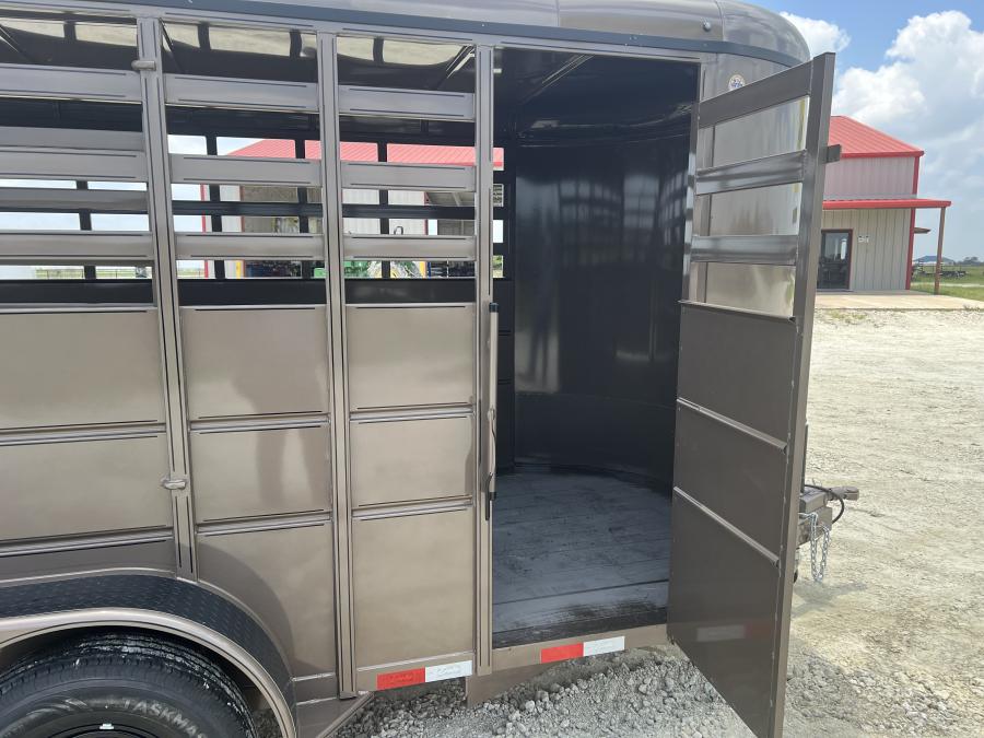16 X 6.8 X 7 - LIVESTOCK TRAILER BY DELTA MFG Image 4