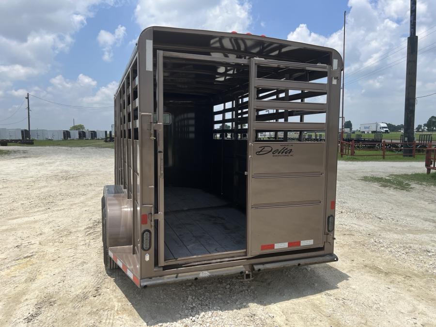16 X 6.8 X 7 - LIVESTOCK TRAILER BY DELTA MFG Image 5