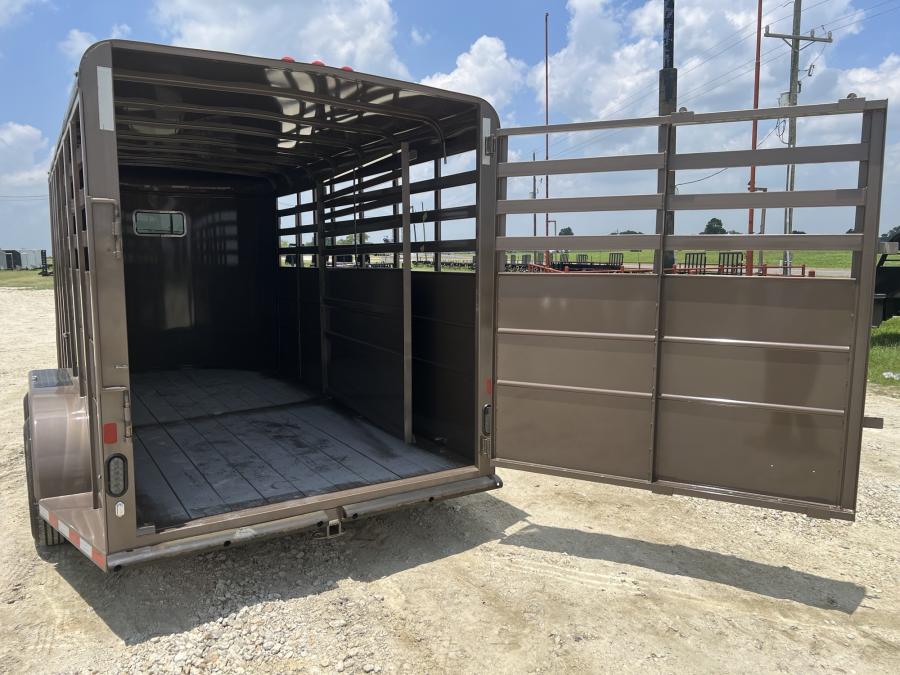 16 X 6.8 X 7 - LIVESTOCK TRAILER BY DELTA MFG Image 6