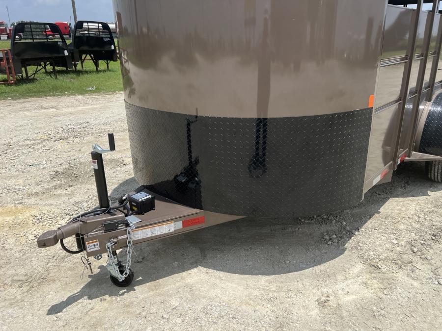 16 X 6.8 X 7 - LIVESTOCK TRAILER BY DELTA MFG Image 8