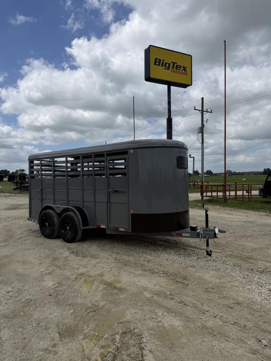 16 X 6 X 6.6 LIVESTOCK TRAILER BY DELTA MFG Image 0
