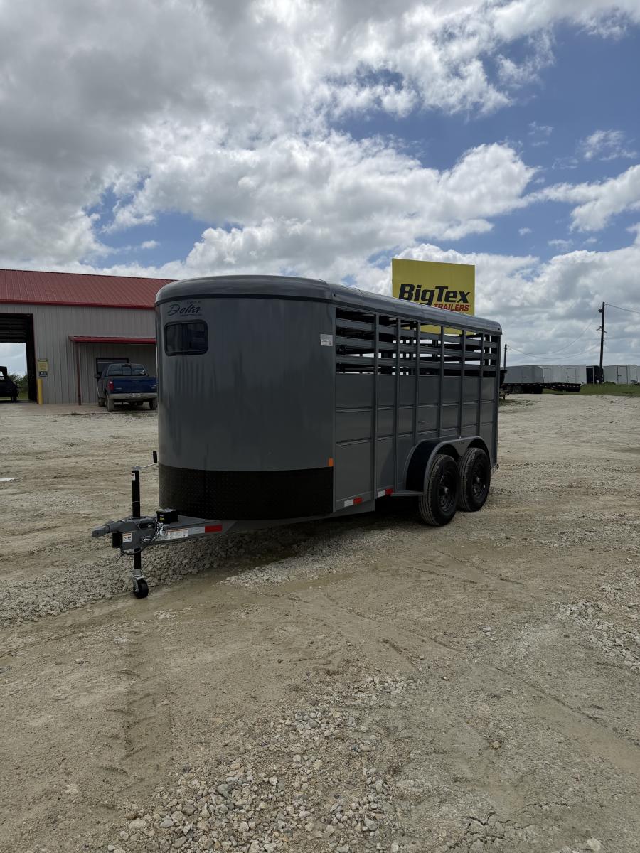 16 X 6 X 6.6 LIVESTOCK TRAILER BY DELTA MFG Image 2