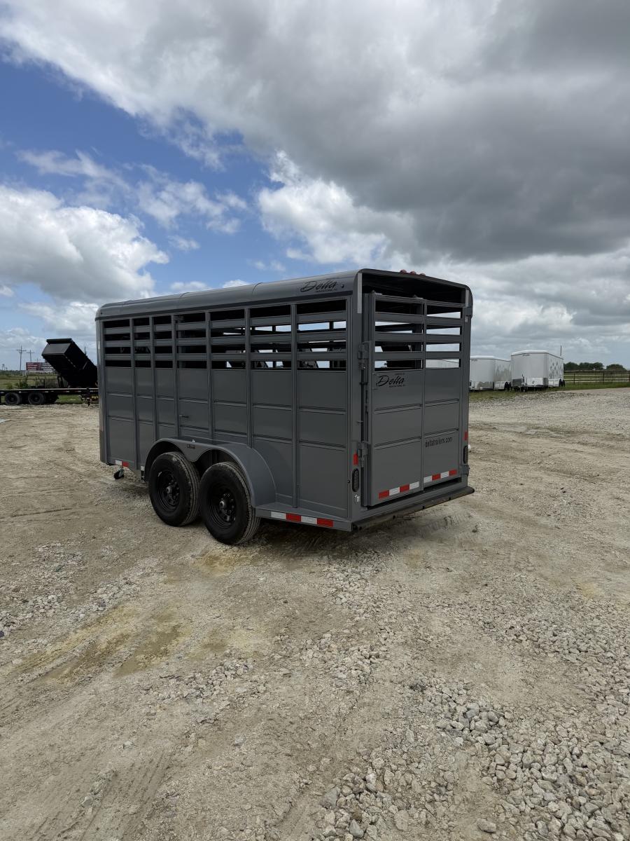 16 X 6 X 6.6 LIVESTOCK TRAILER BY DELTA MFG Image 4