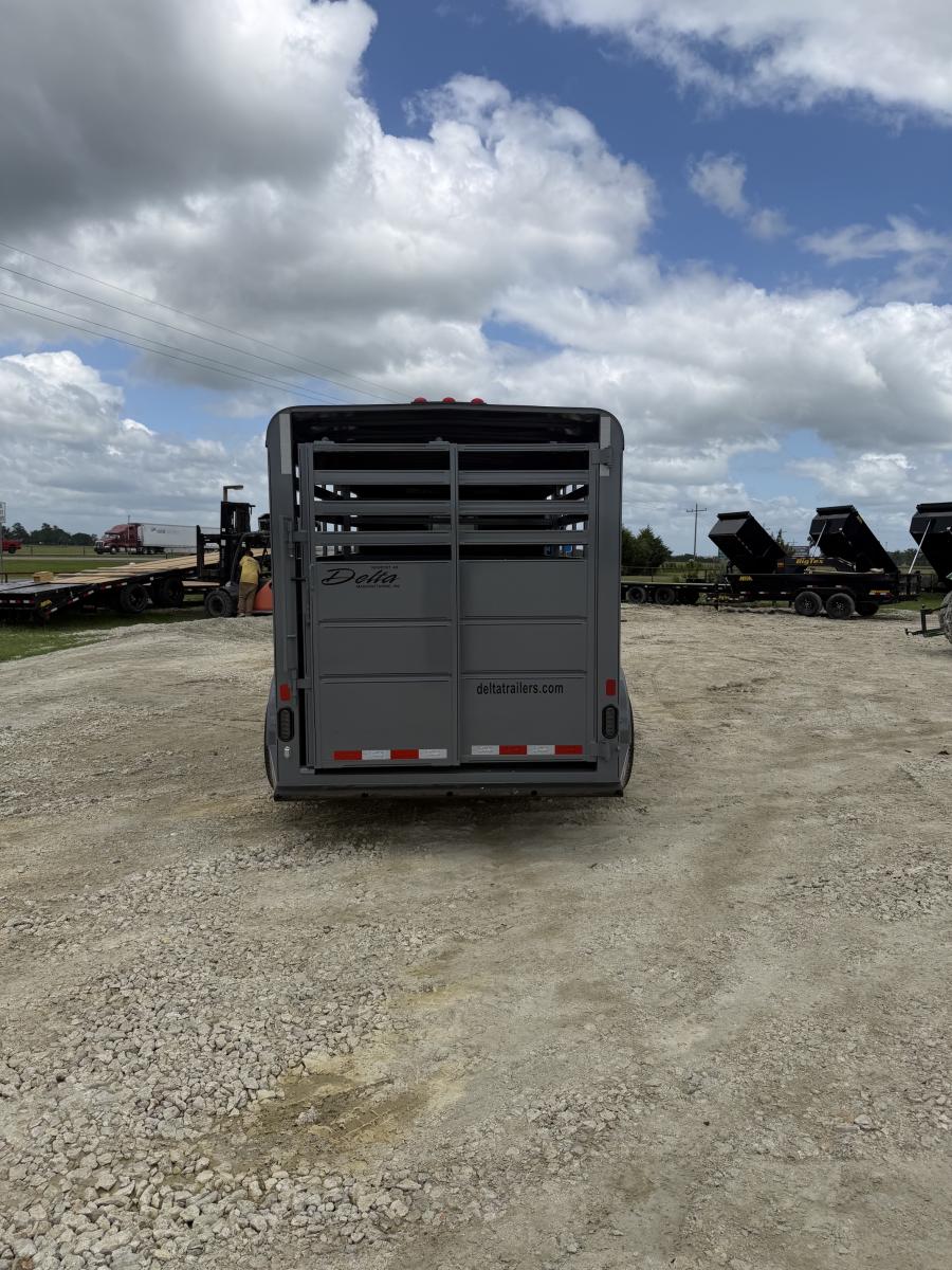 16 X 6 X 6.6 LIVESTOCK TRAILER BY DELTA MFG Image 5